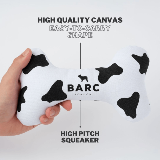 BarcLondon - Cow Squeaky Dog Toy