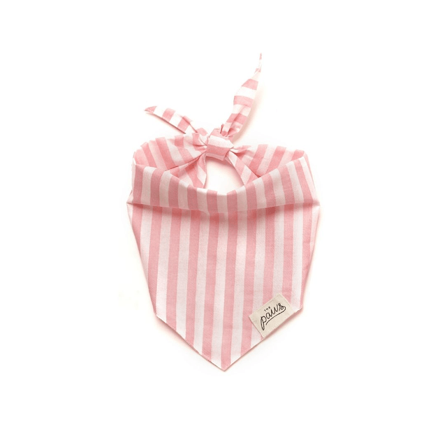 The Paws - Cabana Blush Pink Dog Bandana
