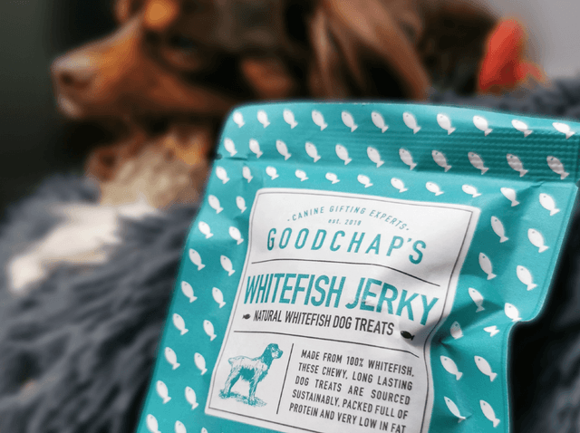 Goodchaps - White Fish Jerky |  Fish Skin Dog Treats 20g