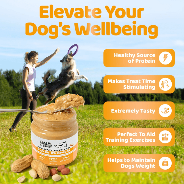 OurDogsLife - Natural Peanut Butter For Dogs | 340g