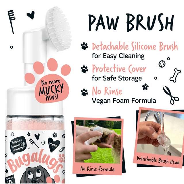 Bugalugs - Papaya & Coconut No Rinse Paw Cleaner