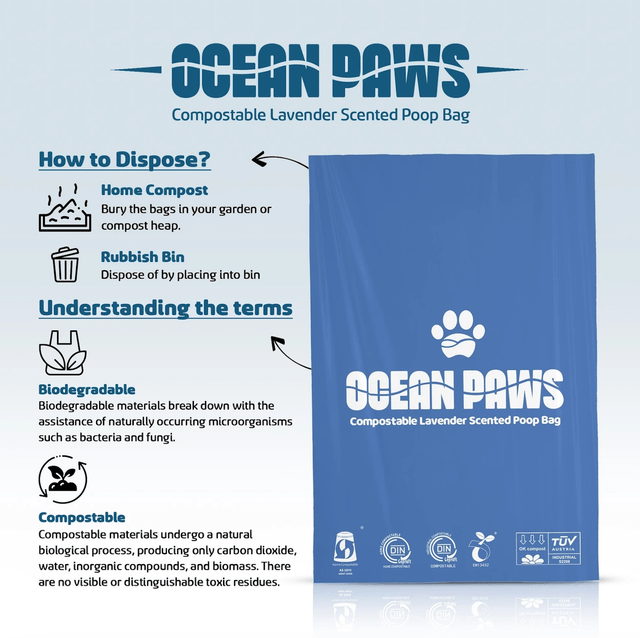 Ocean Paws - Compostable Dog Poop Bags