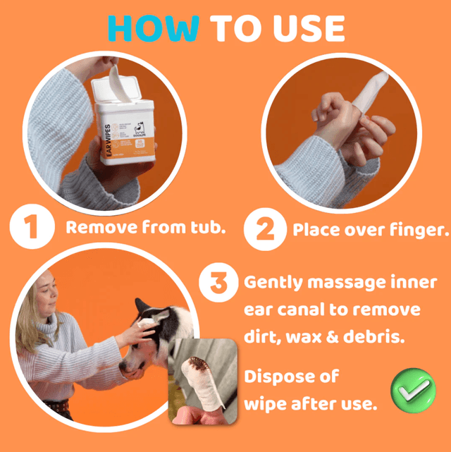 OurPetsLife - Dog Ear Wipes