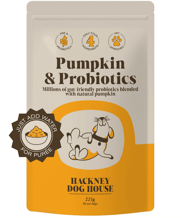 Hackney Dogs House - Probiotics For Dogs | Pumpkin Powder + Probiotic 30 Servings