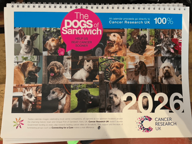 Cancer Research UK - Dogs Of Sandwich 2026 Calender
