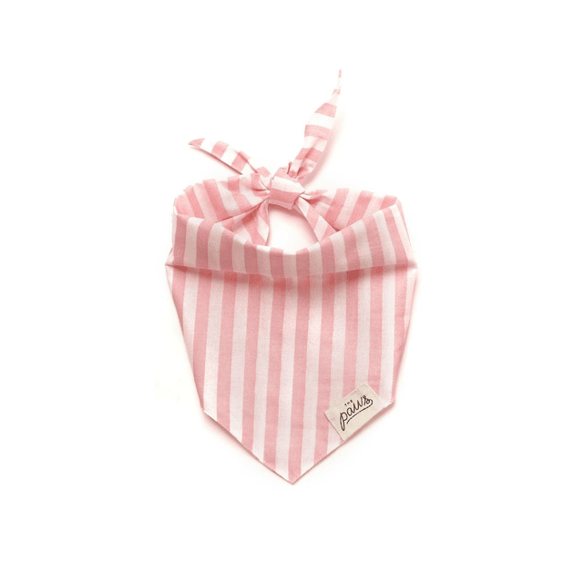 The Paws - Cabana Blush Pink Dog Bandana